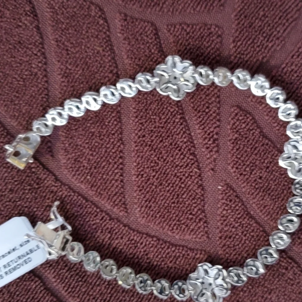 Kashmir Kyanite Tennis Bracelet Platinum Over Sterling Silver 8 Inch